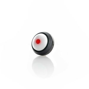 Pushbutton - 48-1-RB-R-WH-S
